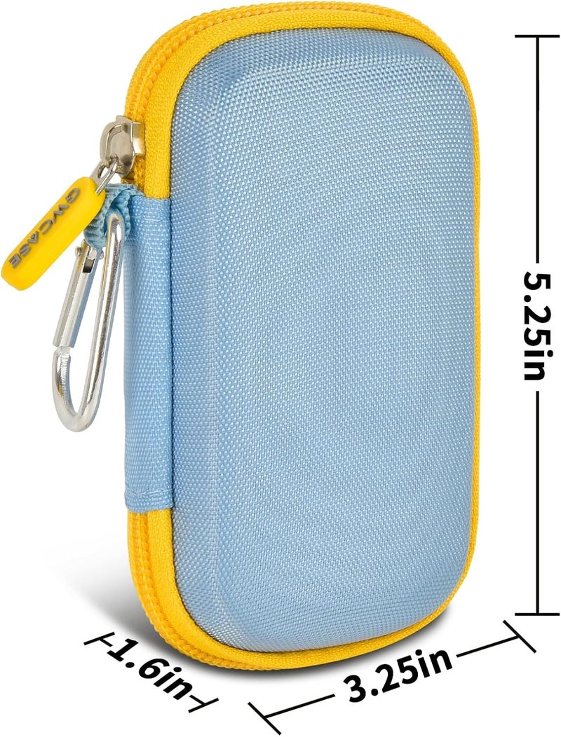 GWCASE Hard Case Compatible with SanDisk Extreme PRO 500GB 1TB 2TB 4TB Portable External SSD. Carrying Travel Holder for Crucial X8 Solid State Drive (Box Only)-Blue - Image 5